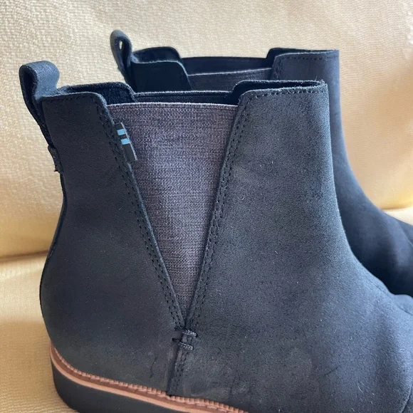 NWOT TOMS Cleo Boots 7.5 black - Picture 2 of 10